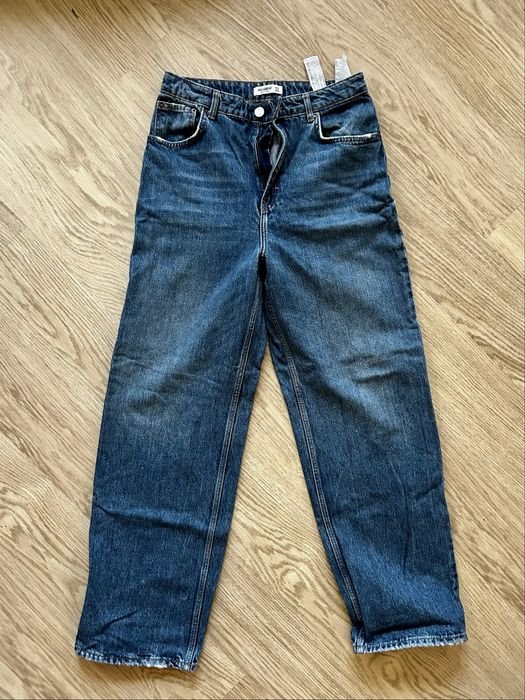 Donna Pull & Bear Jeans Blu Navy 40