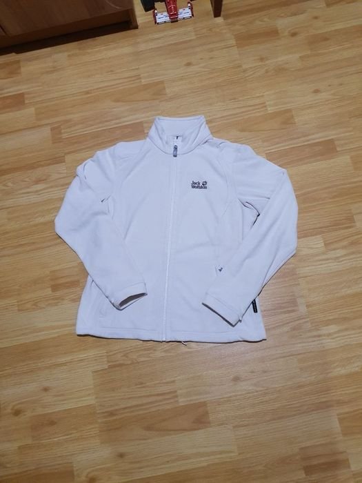 Damen Jack Wolfskin Hoodie Weiß L