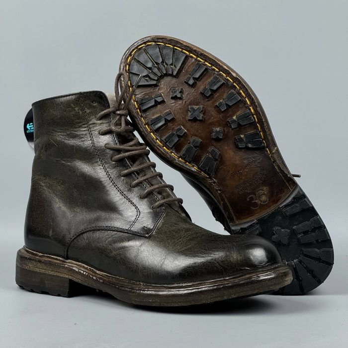 Women Crispiniano Boots Black Leather 36.5