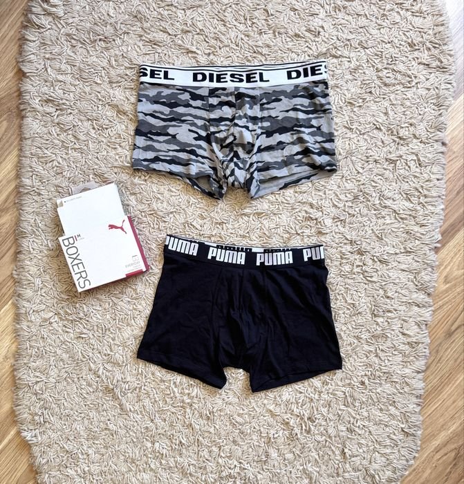 Herren Puma Boxers Schwarz Baumwolle M