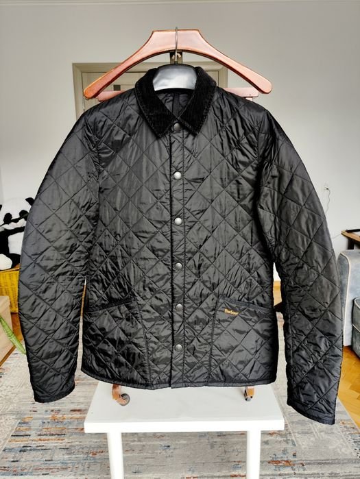 Uomo Barbour Giacca Nera Trapuntata 38