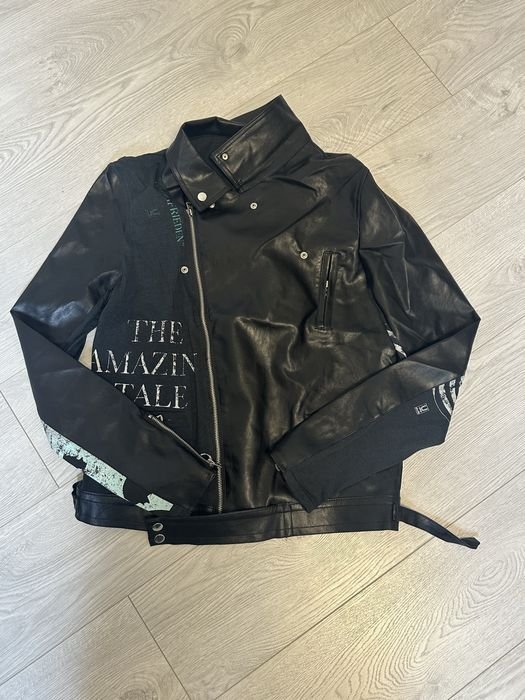 Мужской Diesel Кожаная Куртка Чёрная M