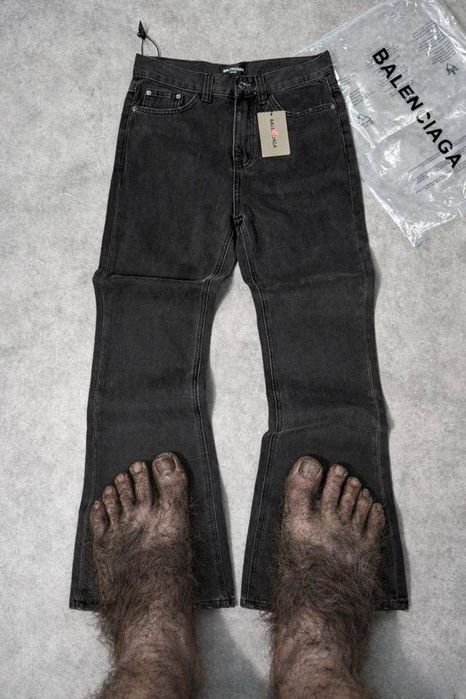 Herren Balenciaga Jeans Schwarz Denim S - XXL