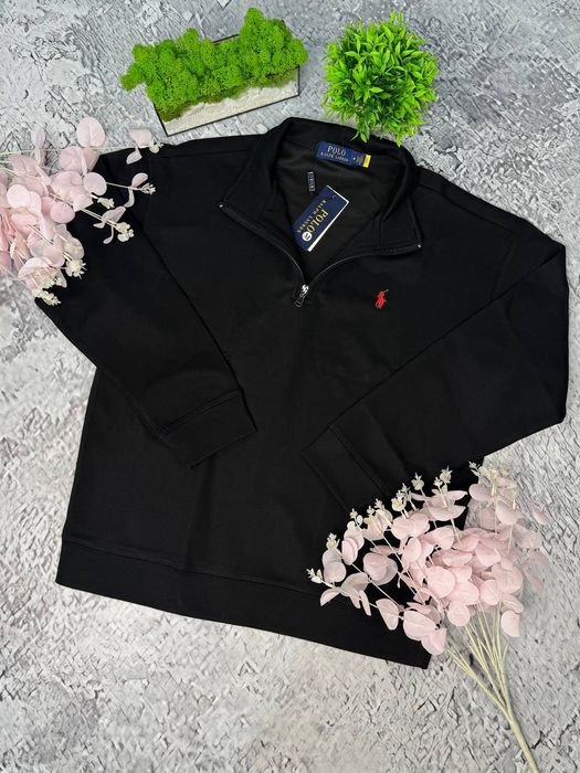 Uomo Ralph Lauren Felpa con Cappuccio Blu Navy