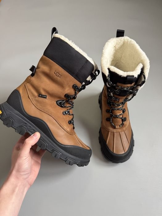 Мужские Ugg Ботинки Коричневый Кожа 41