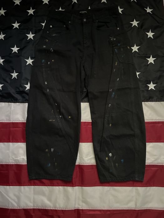 Herren Balenciaga Jeans Marineblau Denim 32