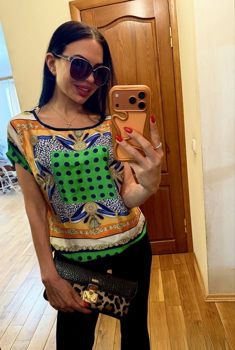 Женская Dolce Gabbana Блуза Многоцветная 