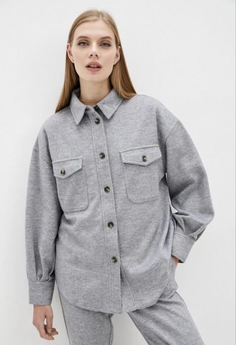 Мужской Weekend Max Mara Сорочка Серая 38