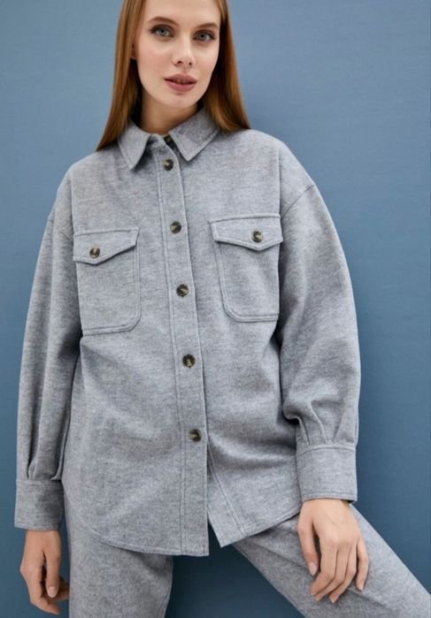 Мужской Weekend Max Mara Сорочка Серая 38