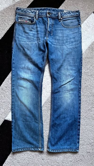 Мужской Diesel Джинсы Тёмно-синий Джинс Великі