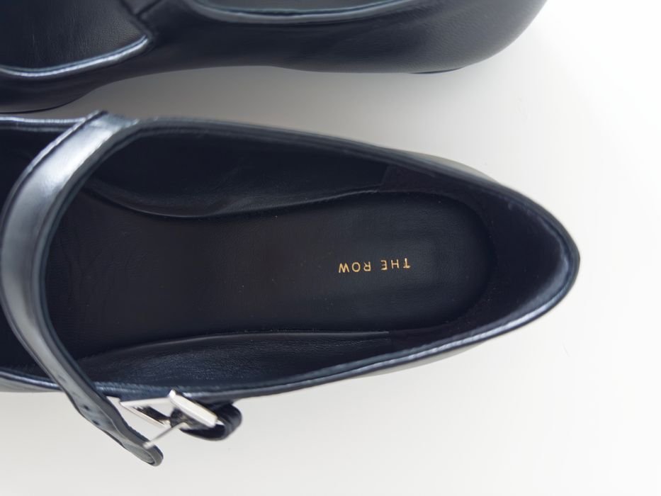 Femme The Row Talons Noir Cuir 37.5