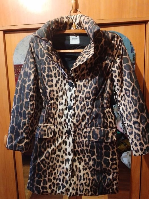 Женское Moschino Пальто Леопард 36