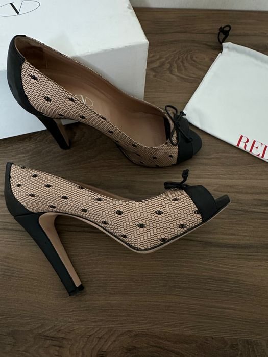 Femme Red Valentino Talons Beige Textile 38