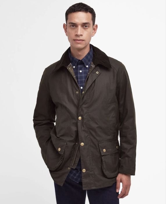 Uomo Barbour Cappotto Marrone Cotone 40