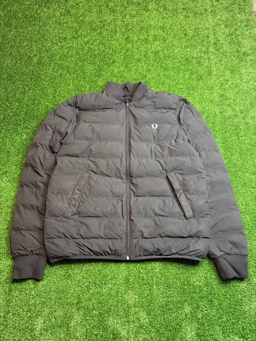 Мужской Fred Perry Бомбер Чёрный Неизвестный