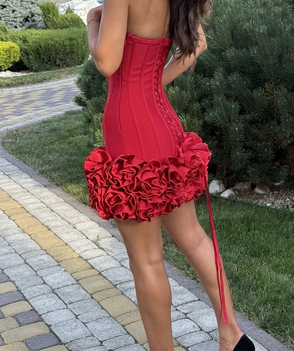 Женское Платье Красное 34