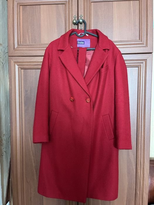Женское Vivalon Пальто Красное Вовна 38