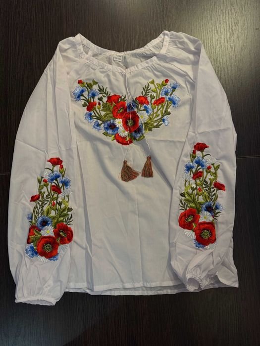 Женская Вышиванка Різнокольоровий Хлопок 34