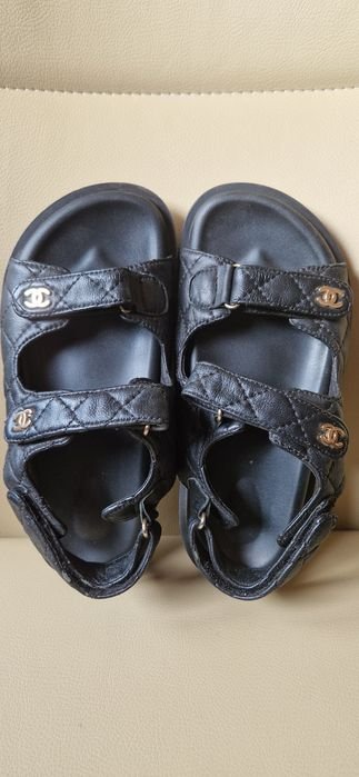 Женские Босоножки Чёрные 36