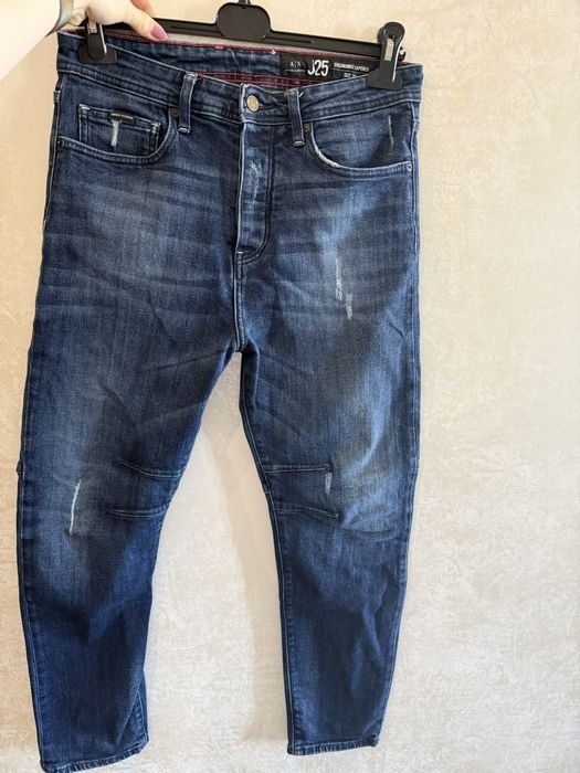 Homme Armani Jeans Bleu Marine Denim 28