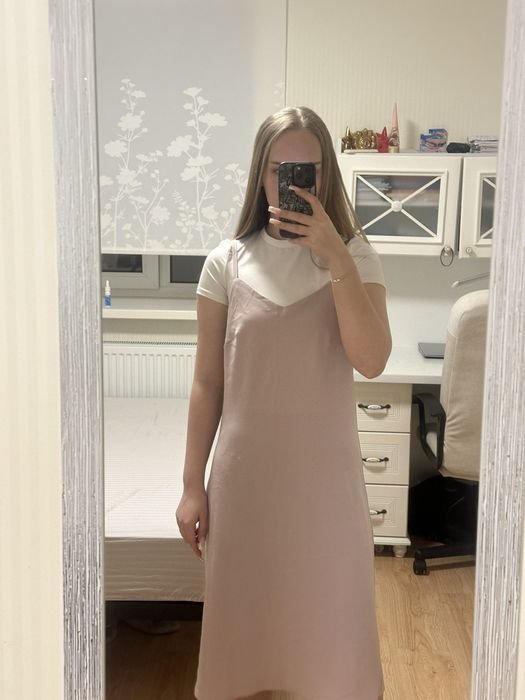 Женское Платье Розовое 36