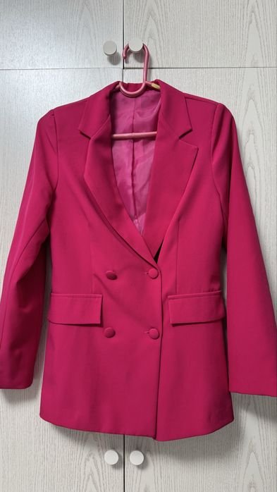 Женский Пиджак Розовый 34