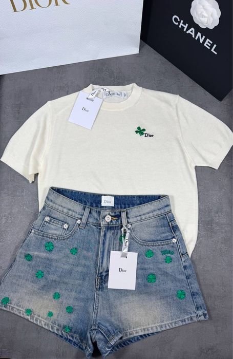Women Christian Dior Shorts Denim S