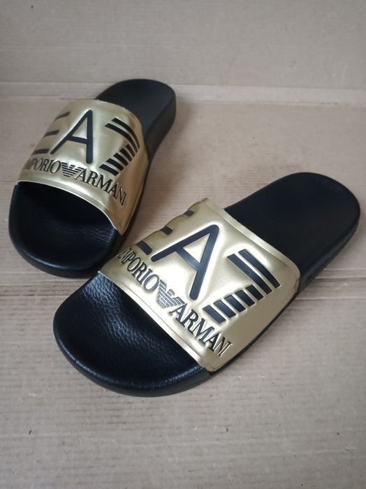 Женские Emporio Armani Шлепанцы Золотые 37