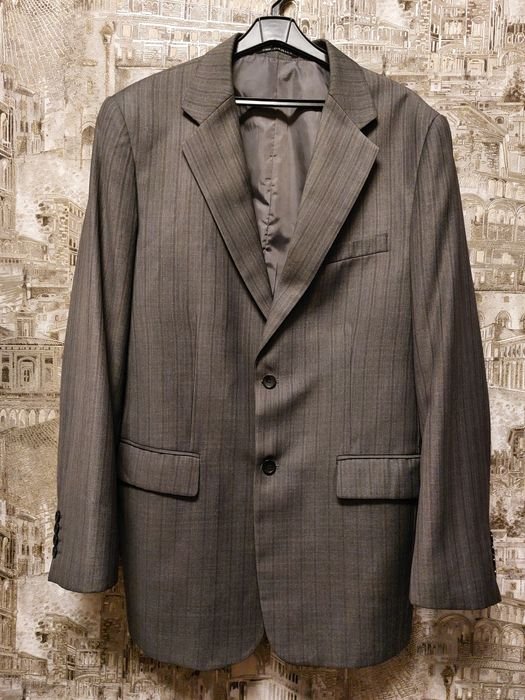 Мужской Damiel Пиджак Серый Шерсть 46