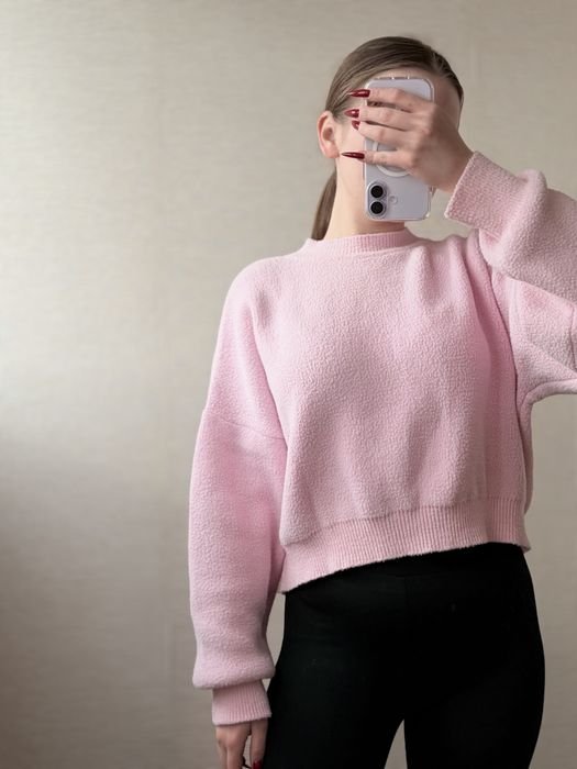 Женский Свитер Розовый Один размер