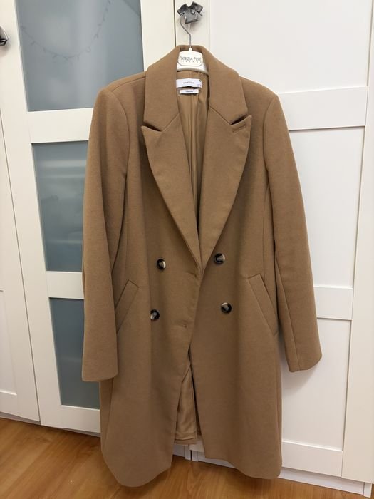 Женское Reserved Пальто Коричневый Шерсть 36