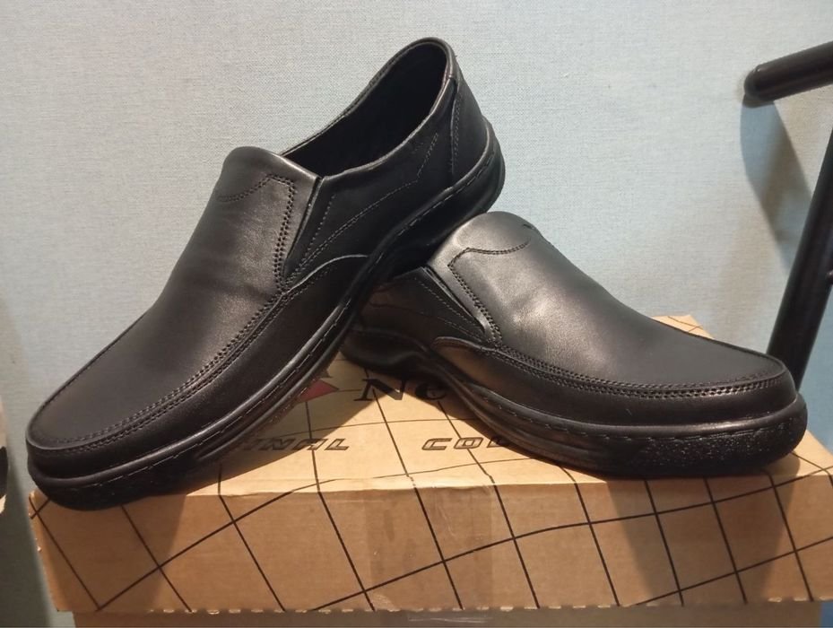 Homme Talons Noir Cuir 44