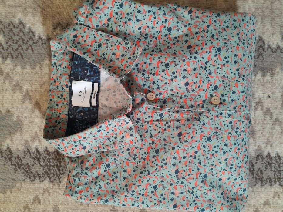 Мужской Paul Smith Сорочка Многоцветный 40