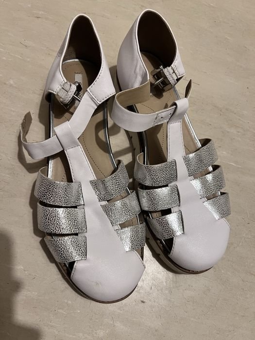 Женские Geox Сандали Белые Кожа 38