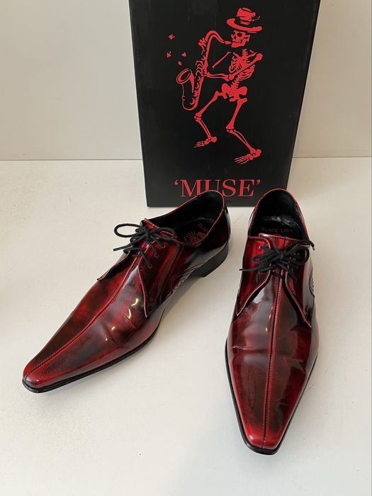 Мужские Jeffery West Туфли Красные Кожа 42