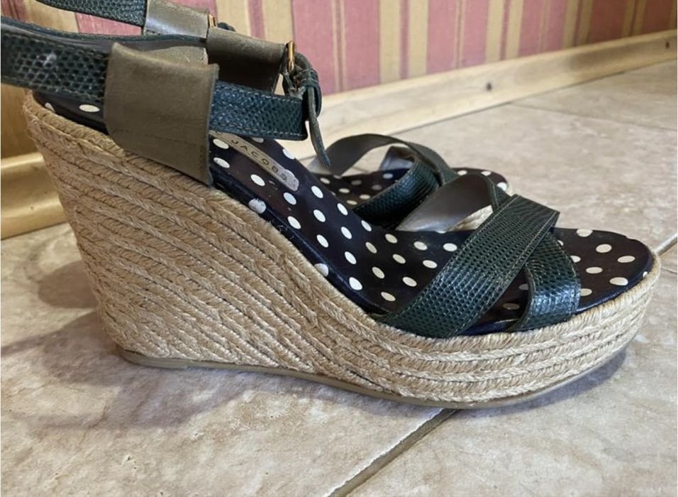 Женские Marc Jacobs Босоножки Зелёный 39