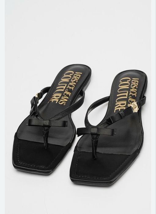 Damen Versace Jeans Couture Slipper Schwarz 38