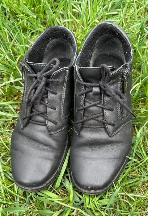 Женские Geox Ботинки Чёрные Кожа 38