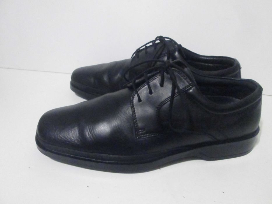 Мужские Clarks Туфли Чёрные Кожа 43