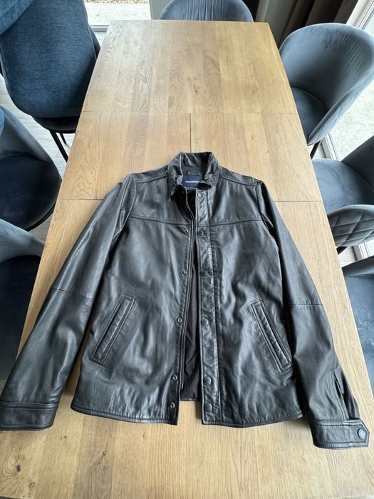 Herren Scotch&Soda Jacke Schwarz Leder 36