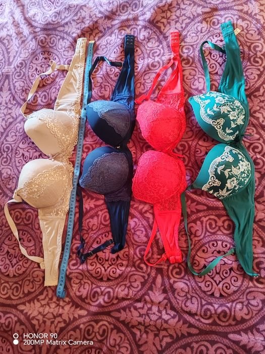 Femme Soutien-gorge Couleurs Variées Push-Up C D