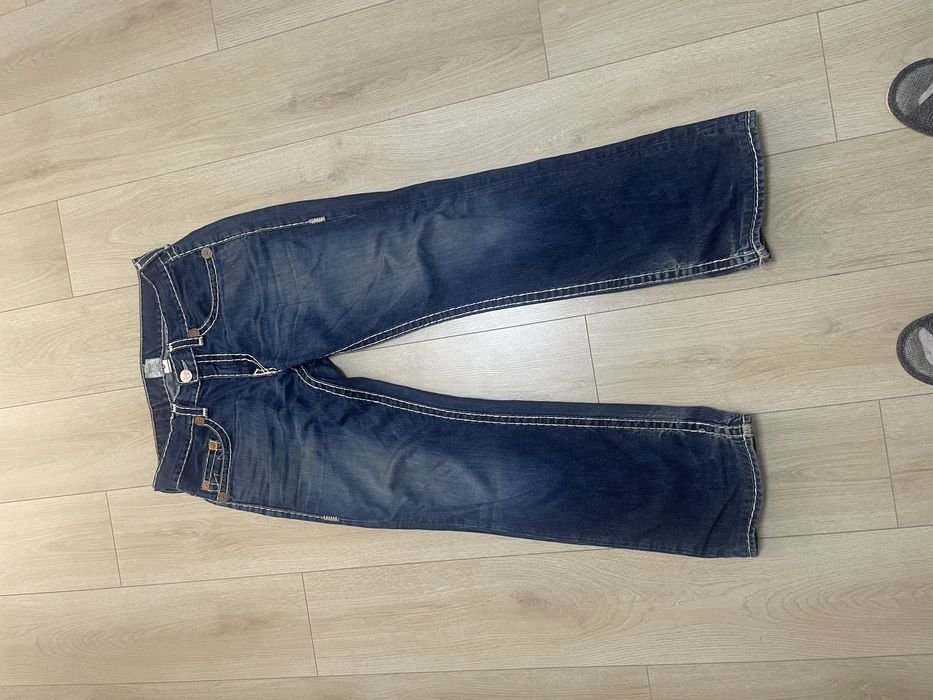 Мужской True Religion Джинсы Тёмно-синий Джинс 34