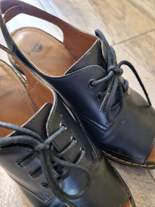 Homme Dr. Martens Talons Noir Cuir 37