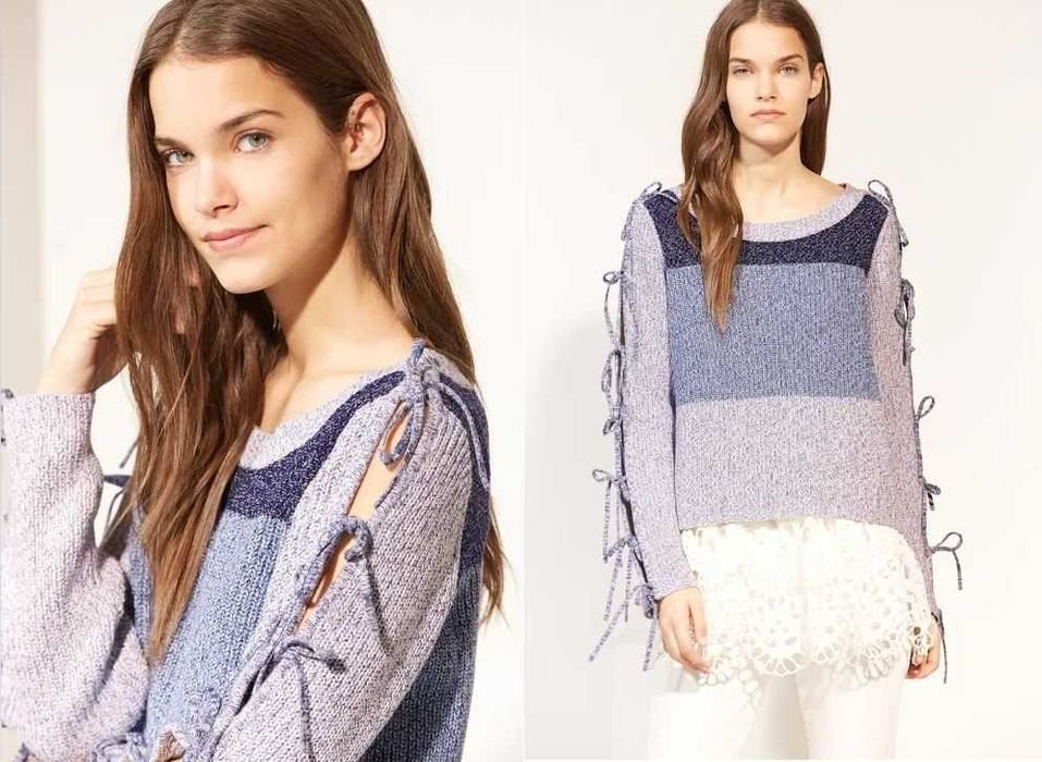 Damen Claudie Pierlot Pullover Blau 34