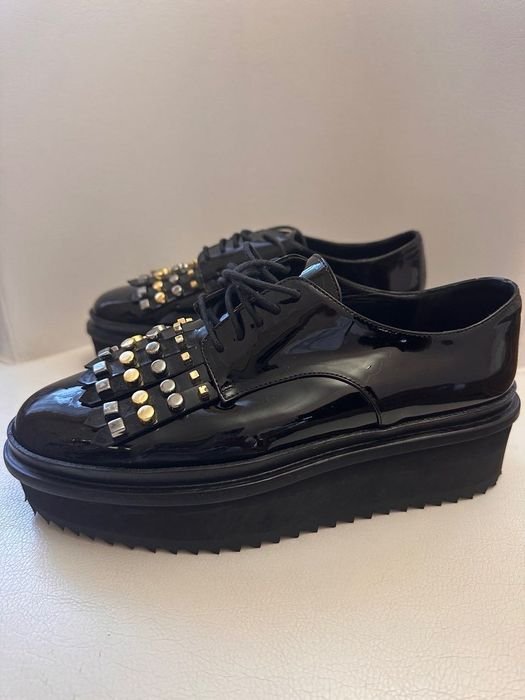 Women Le Silla Loafers Black Leather 38