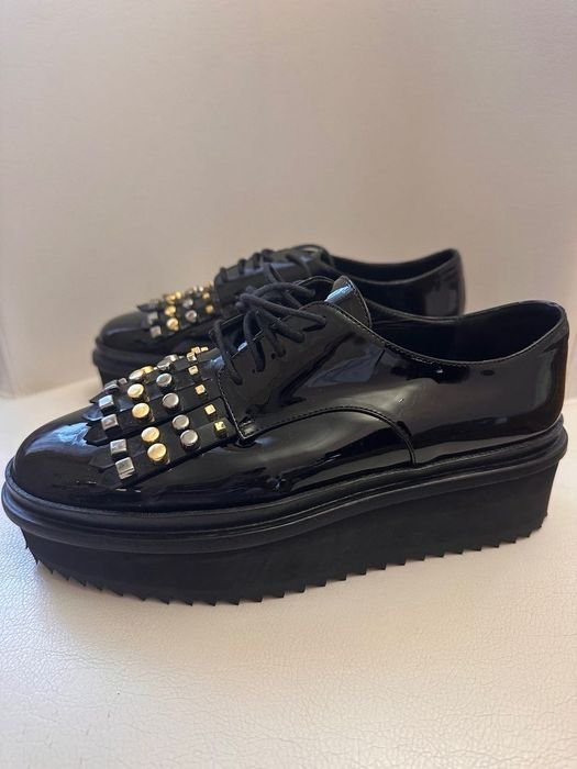 Women Le Silla Loafers Black Leather 38