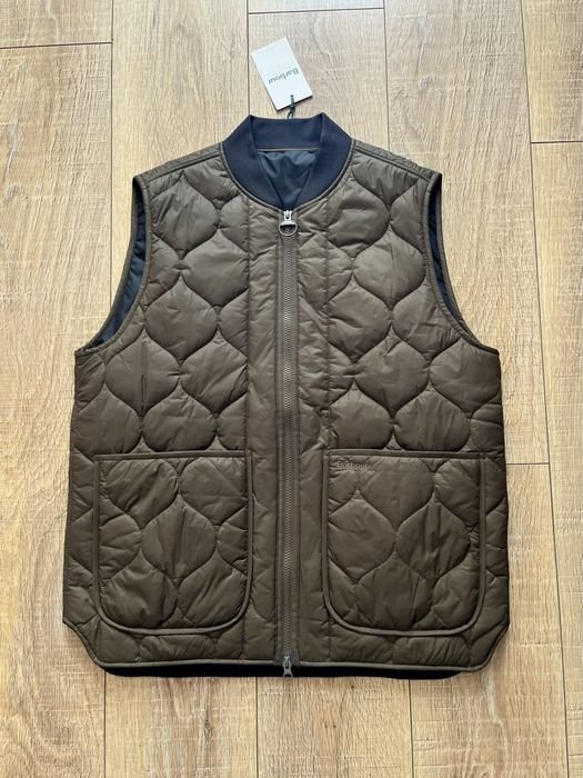 Uomo Barbour Gilet Verde Oliva 38