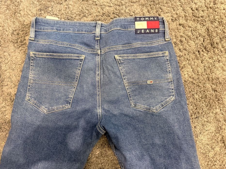 Мужской Tommy Jeans Джинсы Тёмно-синий Джинс 34