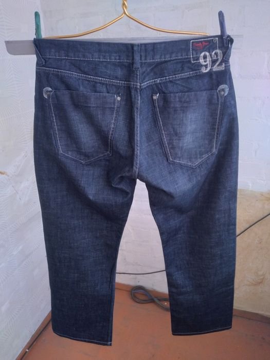 Мужские SEVENTY Джинсы Тёмно-синие Джинс 40