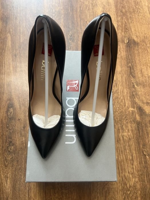 Uomo Ballin Tacchi Nero Pelle 38